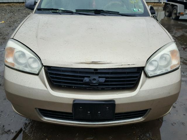 1G1ZS58F87F171652 - 2007 CHEVROLET MALIBU LS GOLD photo 7