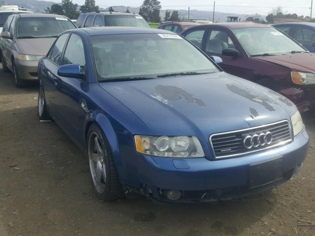 WAULC68E94A130699 - 2004 AUDI A4 1.8T QU BLUE photo 1