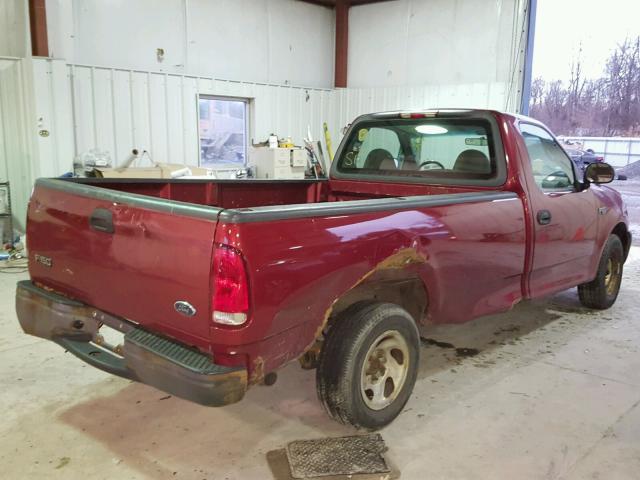 1FTZF17251NA11941 - 2001 FORD F150 勃艮第红 照片 4