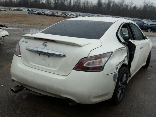 1N4AA5AP7CC842790 - 2012 NISSAN MAXIMA S WHITE photo 4