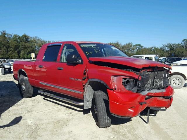 3D7LX39C36G197361 - 2006 DODGE RAM 3500 RED photo 1