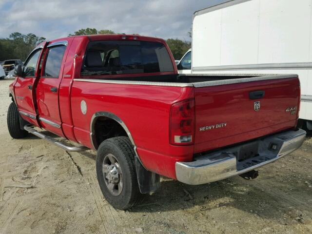 3D7LX39C36G197361 - 2006 DODGE RAM 3500 RED photo 3