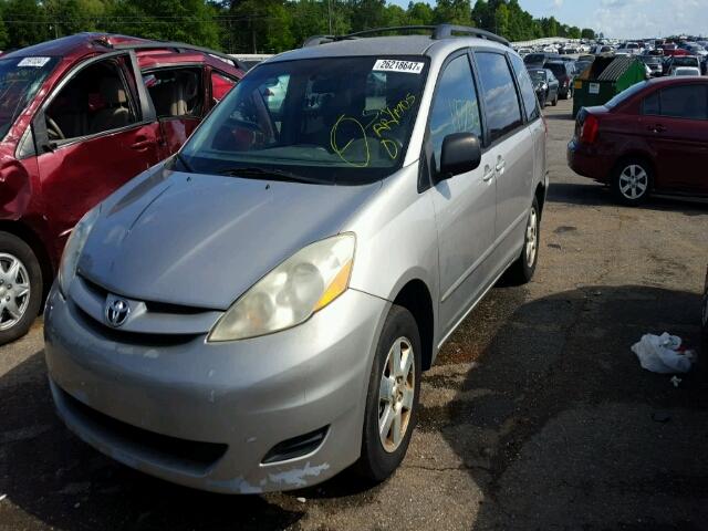 5TDZA23C66S414900 - 2006 TOYOTA SIENNA CE/ SILVER photo 2