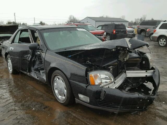 1G6KE57Y32U252066 - 2002 CADILLAC DEVILLE DH BLACK photo 1