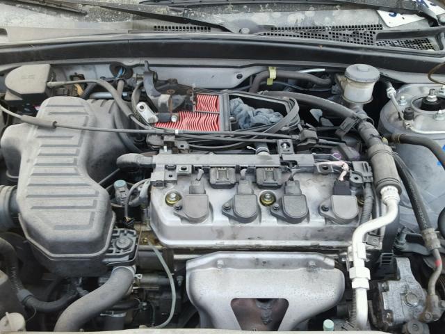 2HGES16575H623693 - 2005 HONDA CIVIC LX SILVER photo 7