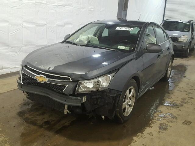 1G1PC5SB6D7212473 - 2013 CHEVROLET CRUZE LT GRAY photo 2