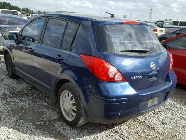 3N1BC13E79L373715 - 2009 NISSAN VERSA S BLUE photo 3