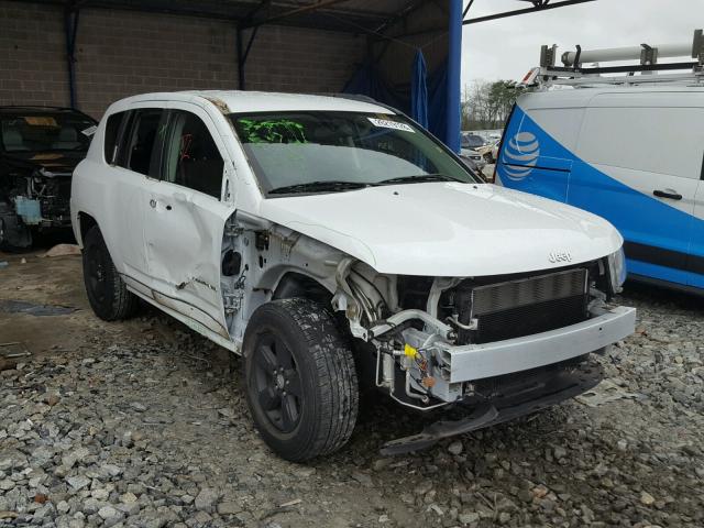 1C4NJCBA8ED723363 - 2014 JEEP COMPASS SP WHITE photo 1