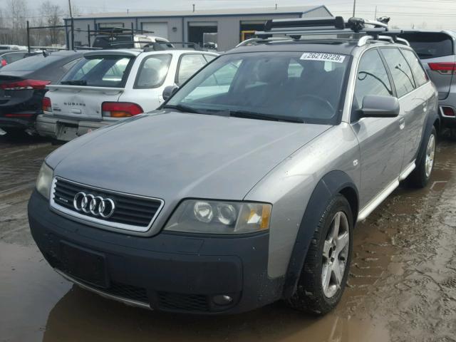 WA1YD64B33N052875 - 2003 AUDI ALLROAD SILVER photo 2