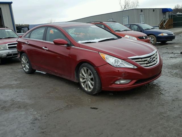 5NPEC4AC6BH048850 - 2011 HYUNDAI SONATA SE RED photo 1