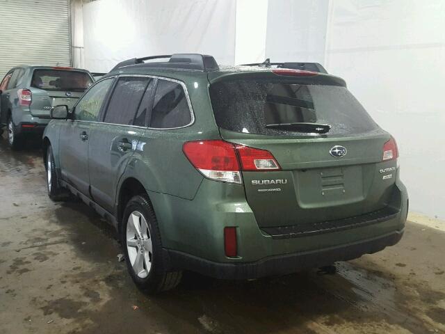 4S4BRBLC6E3247444 - 2014 SUBARU OUTBACK 2. GREEN photo 3