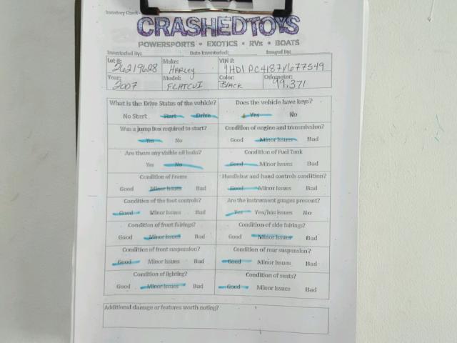 1HD1FC4187Y677542 - 2007 HARLEY-DAVIDSON FLHTCUI BLACK photo 20