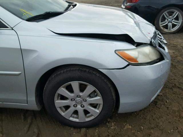 4T1BK46K77U520309 - 2007 TOYOTA CAMRY NEW SILVER photo 9