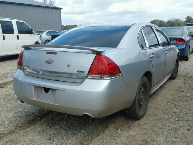 2G1WD5EM2A1187165 - 2010 CHEVROLET IMPALA POL SILVER photo 4