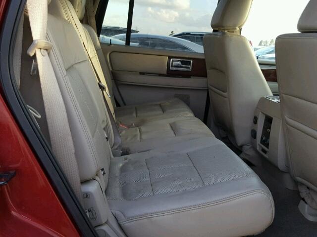 5LMJJ2H56DEL08353 - 2013 LINCOLN NAVIGATOR წითელი ფოტო 6