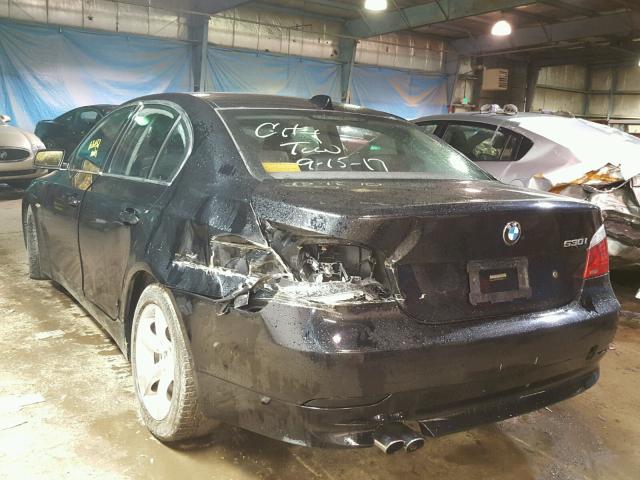 WBANA73594B059638 - 2004 BMW 530 I BLACK photo 3