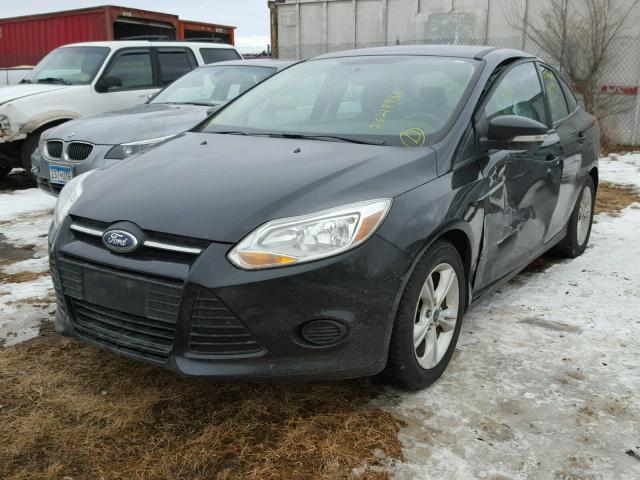 1FADP3F2XEL420562 - 2014 FORD FOCUS SE BLACK photo 2