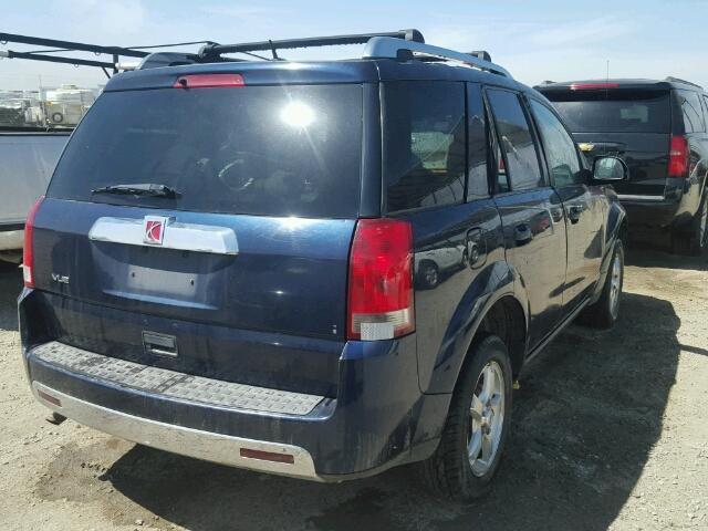 5GZCZ33D87S808483 - 2007 SATURN VUE BLUE photo 4