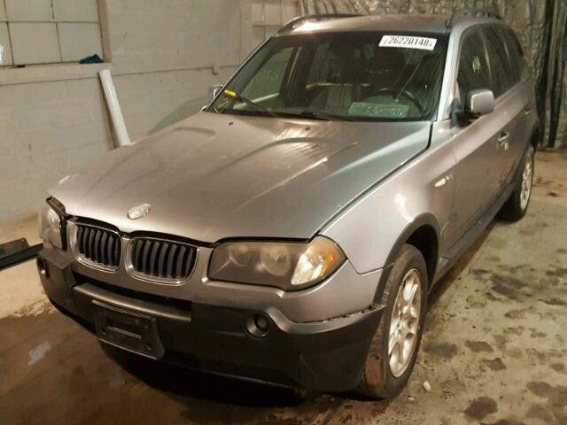 WBXPA73444WA77210 - 2004 BMW X3 2.5I GRAY photo 2