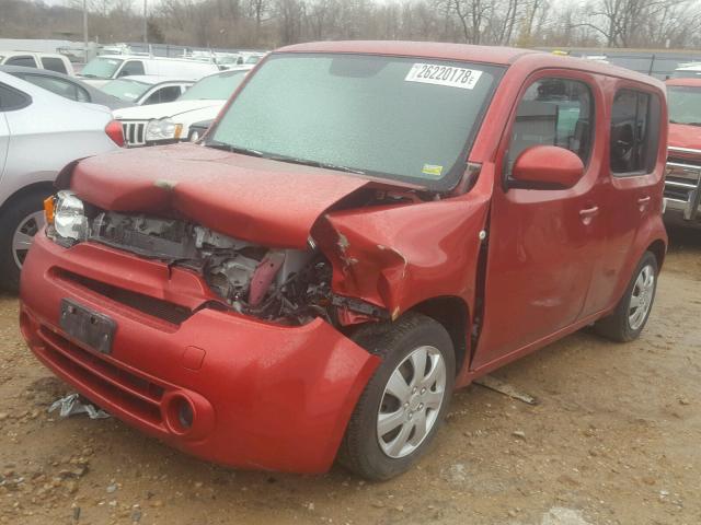 JN8AZ28R29T108936 - 2009 NISSAN CUBE BASE MAROON photo 2