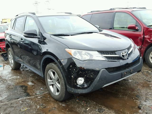 2T3RFREV2FW369445 - 2015 TOYOTA RAV4 XLE BLACK photo 1