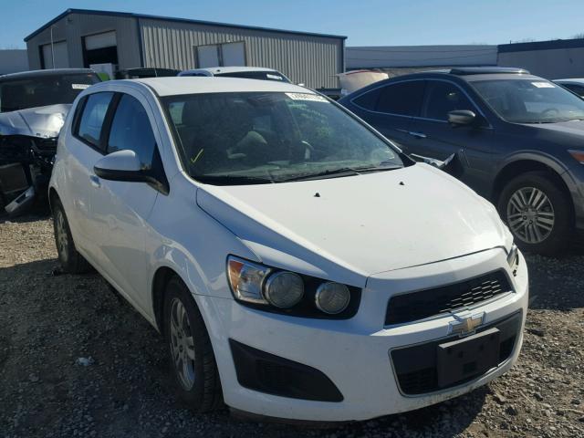 1G1JA6SH2C4162502 - 2012 CHEVROLET SONIC LS WHITE photo 1