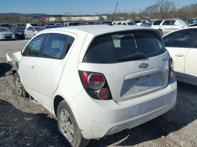 1G1JA6SH2C4162502 - 2012 CHEVROLET SONIC LS 白色 照片 3