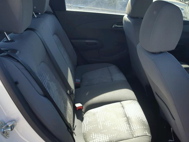 1G1JA6SH2C4162502 - 2012 CHEVROLET SONIC LS 白色 照片 6