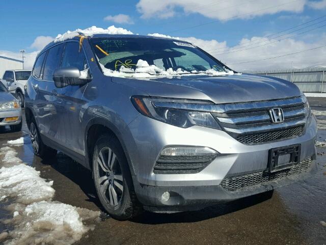 5FNYF6H35GB122934 - 2016 HONDA PILOT EX SILVER photo 1