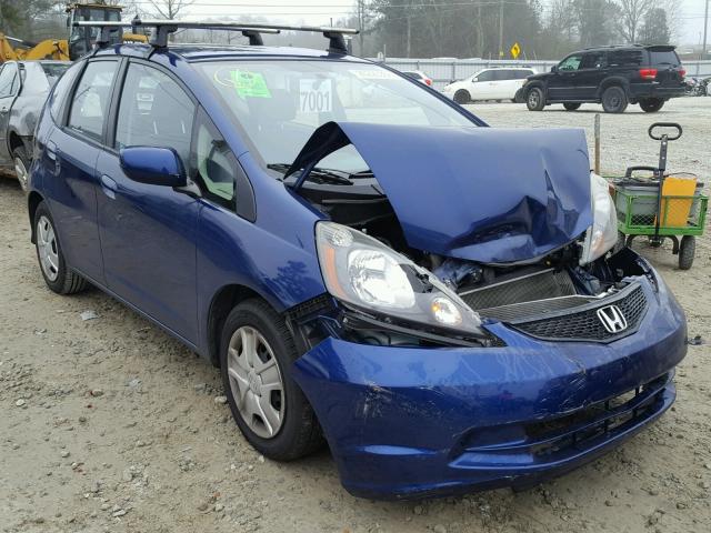 JHMGE8H30DC080514 - 2013 HONDA FIT BLUE photo 1