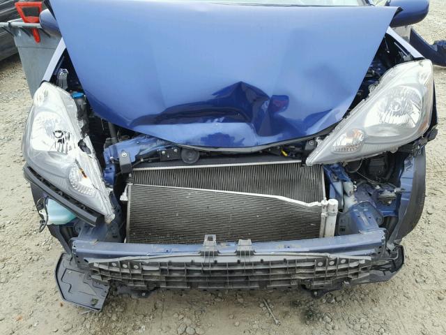 JHMGE8H30DC080514 - 2013 HONDA FIT BLUE photo 7