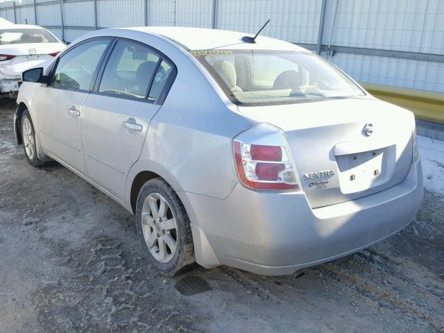 3N1AB61E68L693847 - 2008 NISSAN SENTRA 2.0 SILVER photo 3