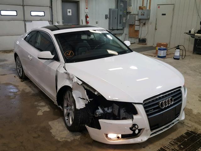 WAULFAFR9CA041861 - 2012 AUDI A5 PREMIUM WHITE photo 1