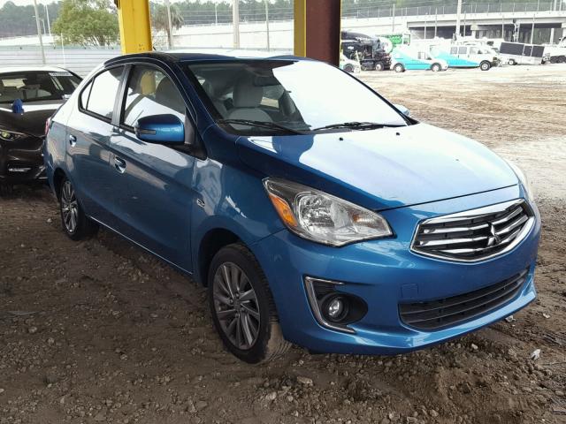 ML32F4FJ7HHF14803 - 2017 MITSUBISHI MIRAGE G4 BLUE photo 1