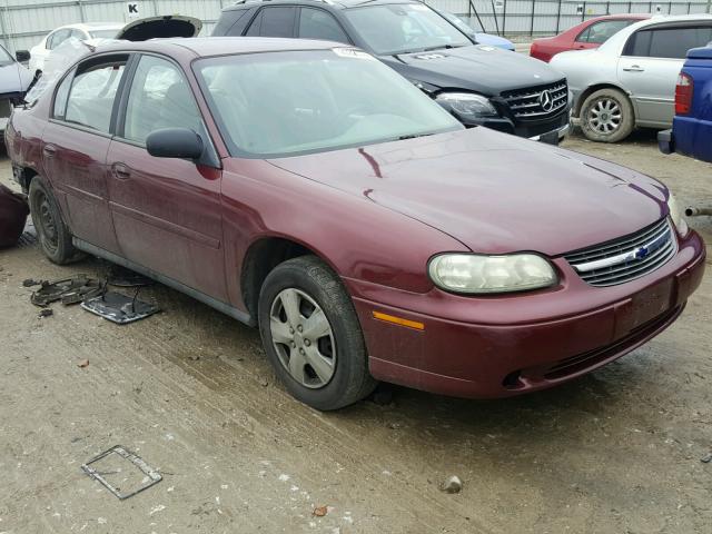 1G1ND52J616241145 - 2001 CHEVROLET MALIBU BURGUNDY photo 1