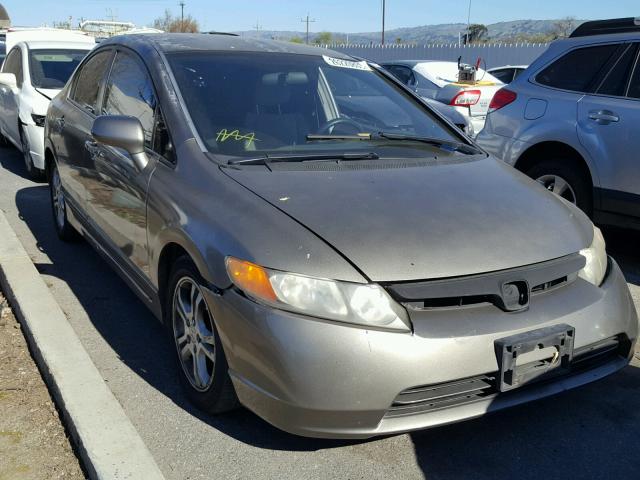 2HGFA165X7H508466 - 2007 HONDA CIVIC LX BROWN photo 1