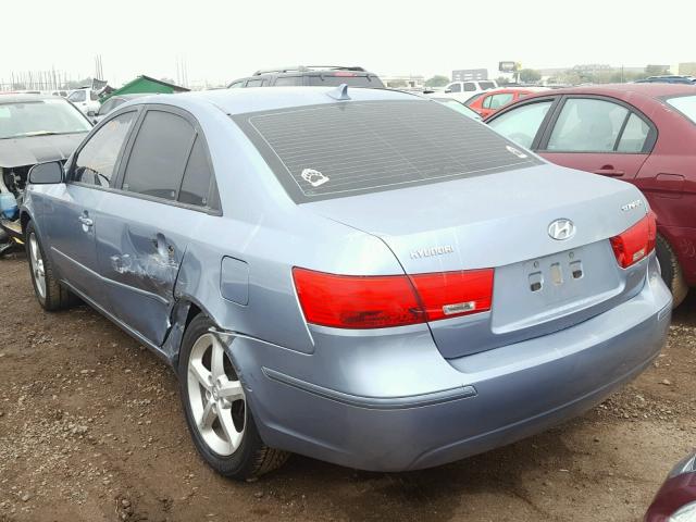 5NPET4AC2AH657268 - 2010 HYUNDAI SONATA GLS BLUE photo 3