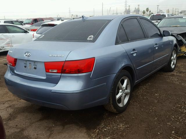 5NPET4AC2AH657268 - 2010 HYUNDAI SONATA GLS BLUE photo 4