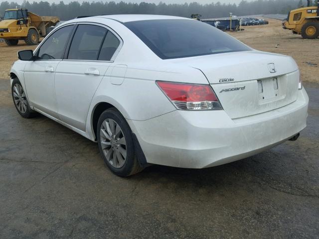 1HGCP26779A126129 - 2009 HONDA ACCORD EX WHITE photo 3