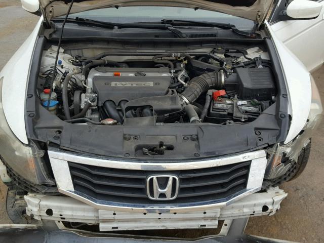 1HGCP26779A126129 - 2009 HONDA ACCORD EX WHITE photo 7