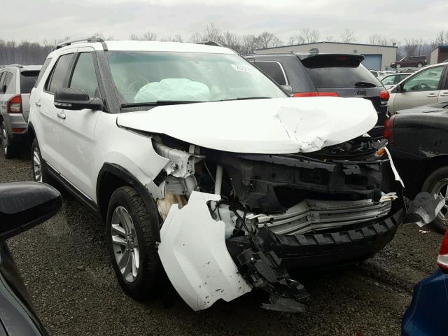 1FM5K8D83FGA75916 - 2015 FORD EXPLORER X WHITE photo 1