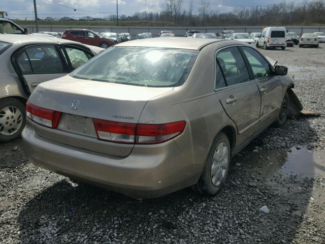 3HGCM56384G709147 - 2004 HONDA ACCORD LX GOLD photo 4