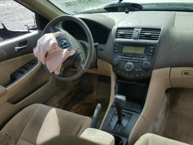 3HGCM56384G709147 - 2004 HONDA ACCORD LX GOLD photo 9