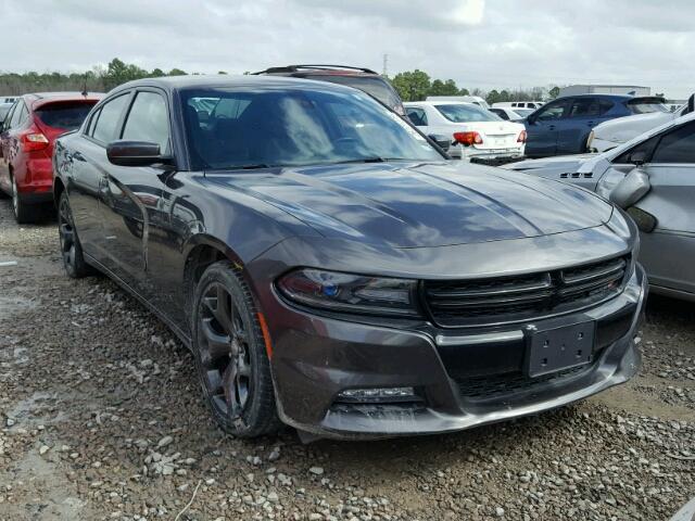 2C3CDXHG5FH881248 - 2015 DODGE CHARGER SX CHARCOAL photo 1