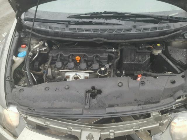 1HGFA16948L078263 - 2008 HONDA CIVIC EXL GRAY photo 7