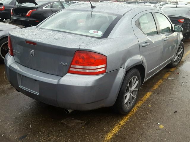 1B3LD76M98N207426 - 2008 DODGE AVENGER R/ GRAY photo 4