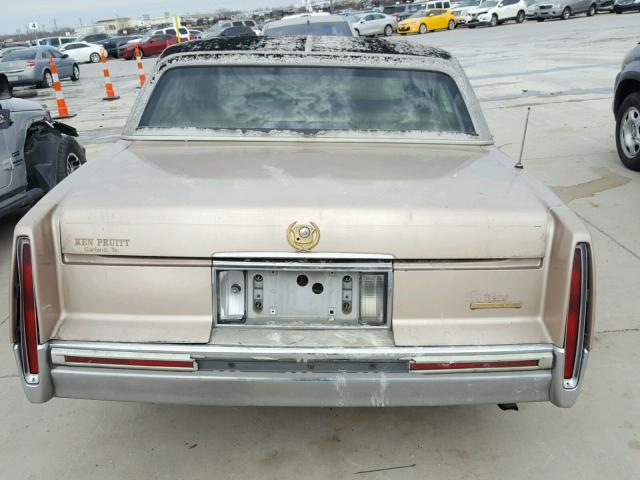 1G6CB53B9M4201043 - 1991 CADILLAC FLEETWOOD TAN photo 9