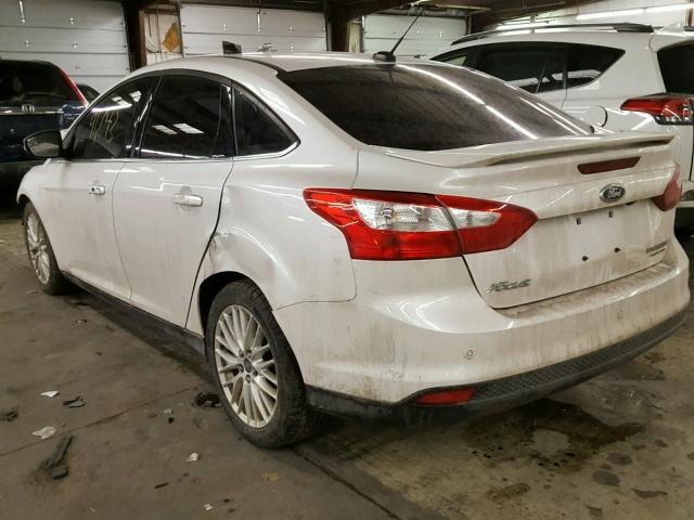 1FADP3J27DL301227 - 2013 FORD FOCUS TITA WHITE photo 3