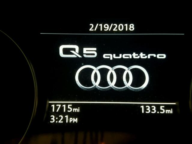 WA1BNAFY3J2023933 - 2018 AUDI Q5 PREMIUM GRAY photo 8