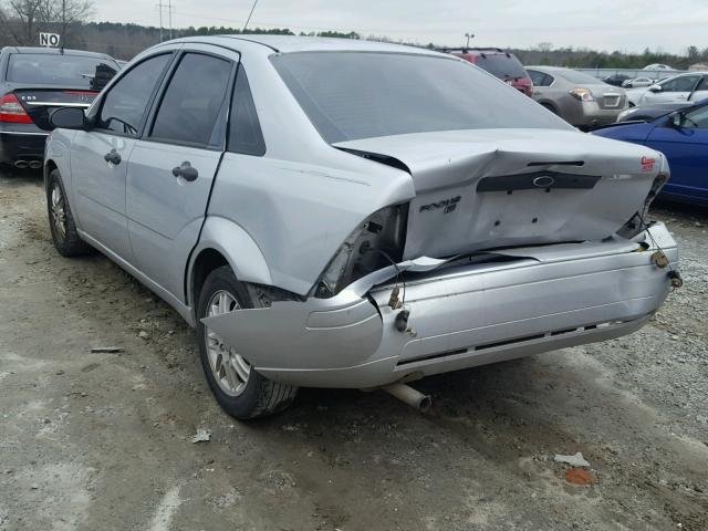 1FAFP34NX7W363612 - 2007 FORD FOCUS ZX4 SILVER photo 3